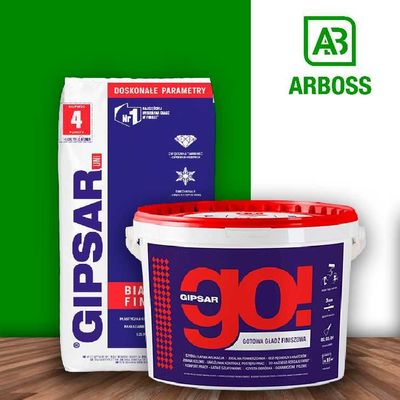 GIPSAR GO / GIPSAR UNI / Finish / Shpaklevka/ Сухие смеси/ Шпаклевка