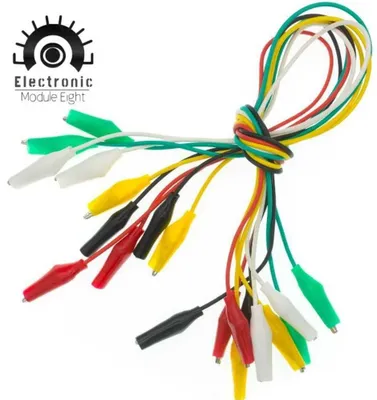 Продам новые двусторонние зажимы типа крокодил/крокодил 50 см