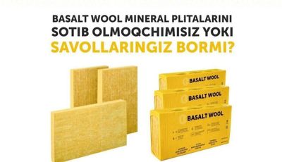 Basalt vatalari issiq va sovuq saqlaydi