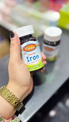 Bolalar uchun temir, tabiiy qulupnay ta'mi bilan, 15 mg, Kid's Chewable Iron, Natural Strawberry Flavor, 15 mg