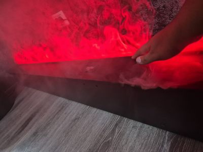 Увлажнитель воздуха с подсветкой в виде огня