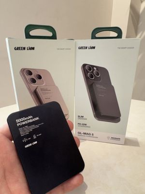 Power Bank Green Lion Mag5 5000mAh