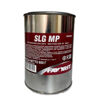 Смазка литиевая SLG MP-2, 0,8кг Favorit