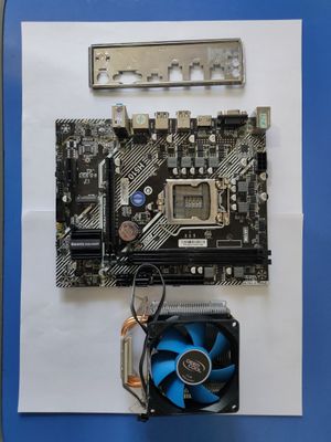 Материнская плата Esonic H510 + кулер