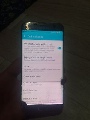 Samsung s7 edge ishlawi yaxshi ekran sensor almashtirish kerak