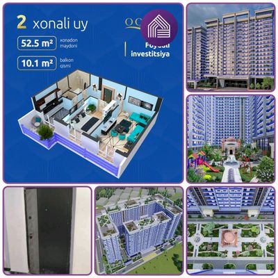 Xonsaroy, Ocean loyihasidan xonadon- 45000$,