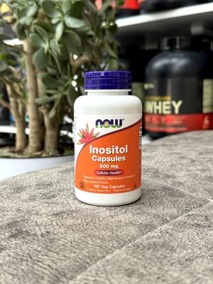 Now Inositol Capsules 500 mg 100 softgels.