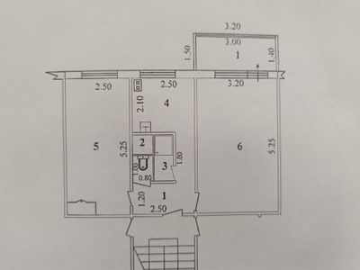 Квартира продаётся 2/4/4 Яшнабад. Лисунова 4.