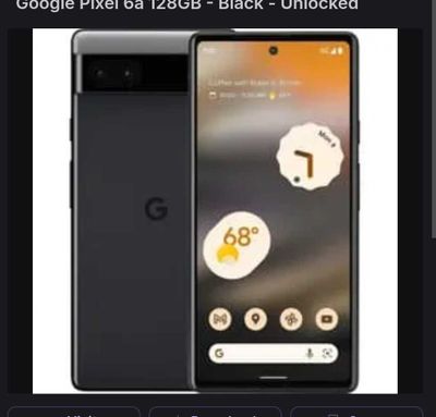 Google Pixel 6a черного цвета новый