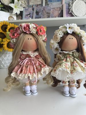 Итерьерные и коллекционные текстильные куклы