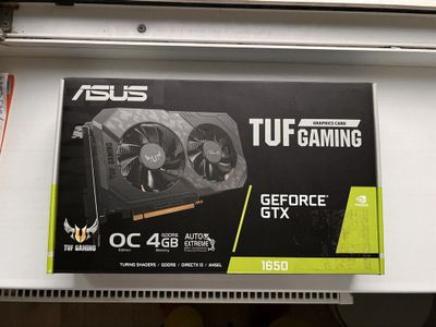 GTX 1650 ASUS TUF в идеальном состоянии