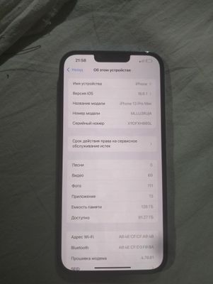 iPhone 13 pro max