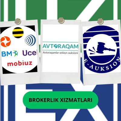 Birjada Brokerlik Xizmatlari uzex xt-xarid avtoraqam e-auksion