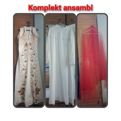 Kelinlar uchun komplekt anorli ansambl