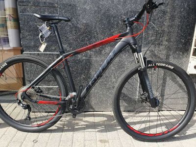 Велосипед Air Pro черно-красный, 27.5", рама алюм, 18'' - Aspect