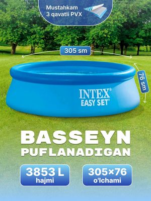 Intex basseyn kattalar va bolalar uchun