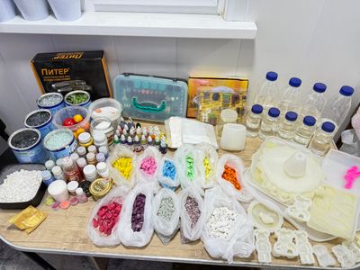 Resin art uchun kerak bo’ladigan barcha mahsulotla