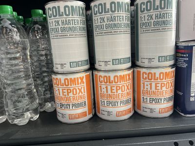 Epoxy grunt , smifka , jidkiy shpatlovka