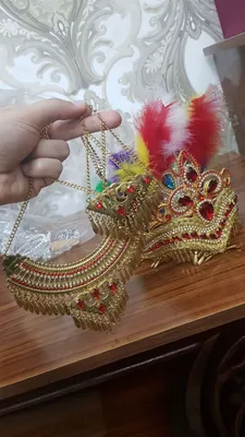 Роскошная диадема и украшение нашеюручной работы