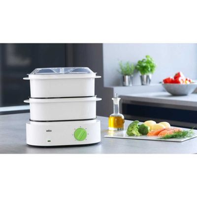 Пароварка Braun FS 3000WH белая