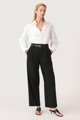 КОМБИНИРОВАННАЯ РУБАШКА ZARA ИЗ ПОПЛИНА