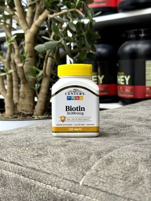 21 st Century Biotin 10000 mcg, биотин.