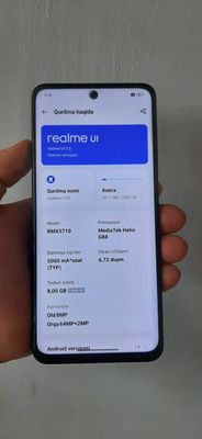 REALME C55 telefoni sotiladi karobka dokumenti bor xolati ideal