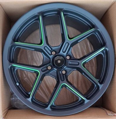 Продаются новые диски R17 / 4-100 MATT BLACK MILLING GREEN