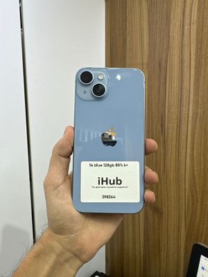 iphone 14, blue, 128gb, 85%, ideal