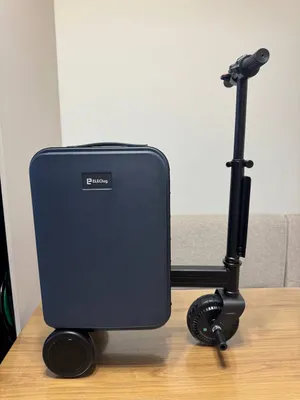 Электрический чемодан-самокат, складной