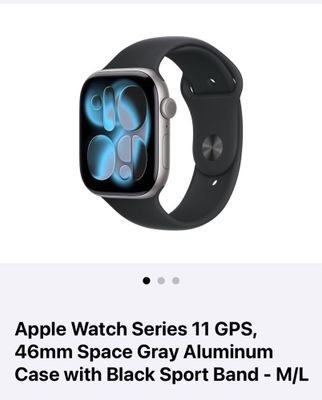 Apple watch 11 у Артура в магазе Б17 Hofmann на малике