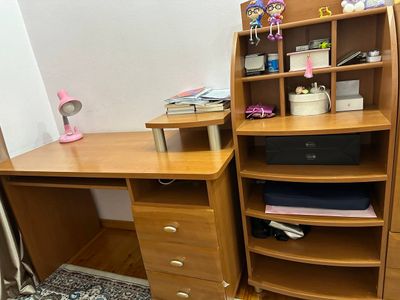 Детский мебель кровать, шкаф