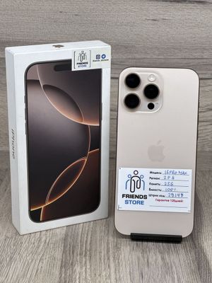 16 Pro Max 256gb 100%