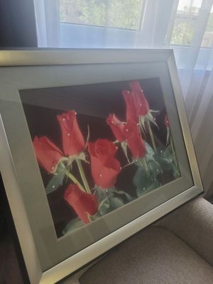 Картина под стеклом со стразами