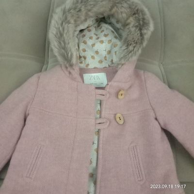 Пальто для девочки ZARA original 6mesyacev