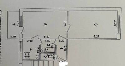 2 хонали квартира.Домбрабад.2/3/4 Зеркала 50 м2