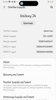 J4 sotiladi kafolati bilan