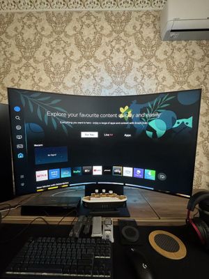 Samsung 55" Odyssey Ark, 4K UHD, 165 Hz,