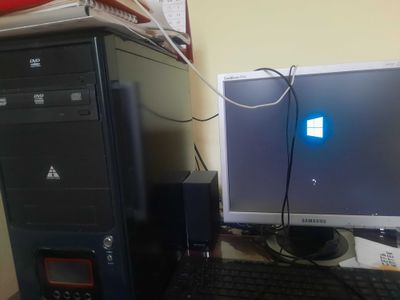 Продам б/у системный блок и монитор