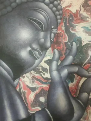 Картина маслом. Рамка дерево.