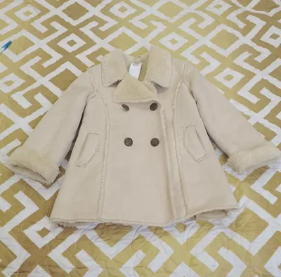 Шубка детская тканевая 104 см