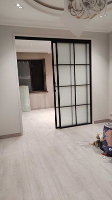 Стеклянные лофт перегородки и двери. Loft peregorodkalar va eshiklar