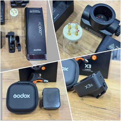 Godox AD200 Pro + Godox X3 sinxro for canon