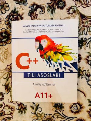 C++ tili asoslari,kitob,dasturlash,backend,algorit