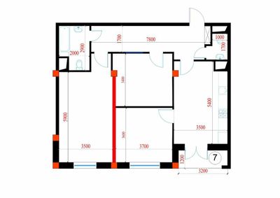 Yangi uy Kushbegida, 2 xonali, 89 m², 17% ipoteka bilan