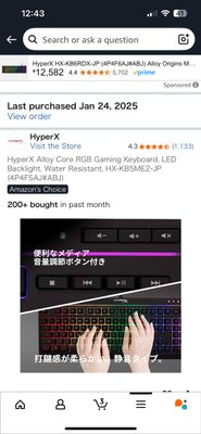 HyperX waterproof keyboard(клавиатура)