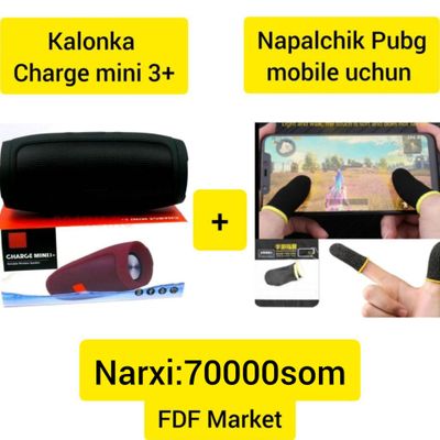 Kalonka Charge mini 3+ Aksiya ! Bonusga Pubg mobile uchun napalchik