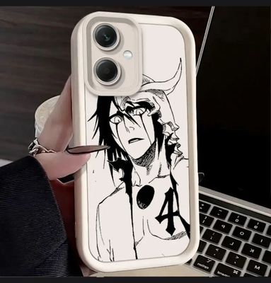Чехол для Redmi note 12 pro+ с аниме принтом Bleach, Attack on titan,