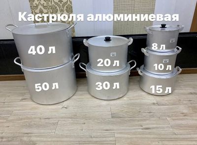 Кастрюля алюминиевая Россия