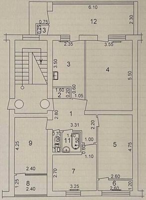 Продажа квартиры 4/3/4 96м2 с балконом на Ц-2/ ул. Гоголя